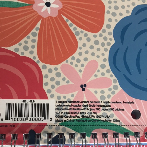 The Day Trip Collection Carolina Pad Subject Notebook Bundle - Picture 4 of 9